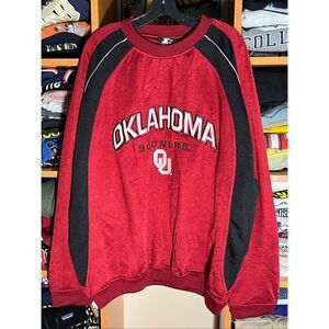 Vintage Starter Team Oklahoma Sooners University Crewneck Sweatshirt